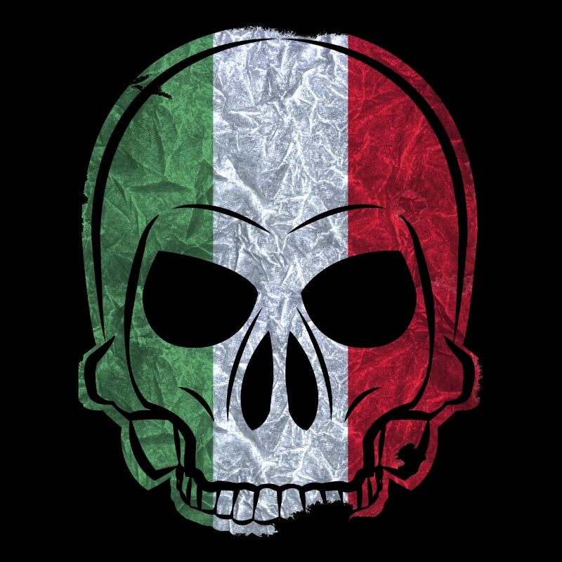 MMJ Italie Drapeau de crâne