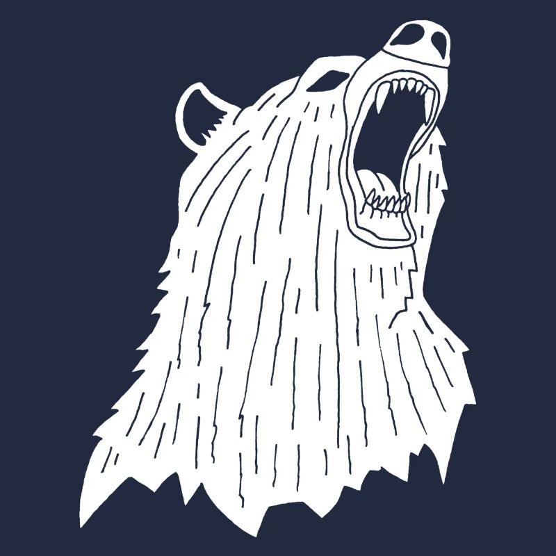Wütender Eisbär