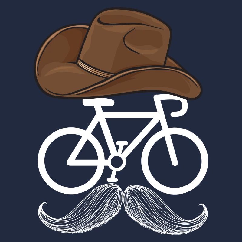 Cycliste de vélo Hipster