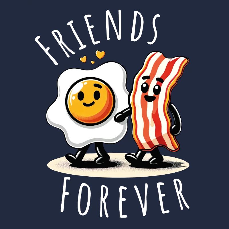 friends forever ham egg comic love