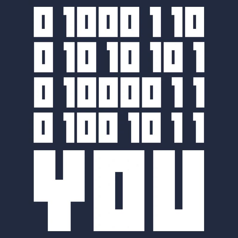 Binary Code F**k YOU – Geek Code & Nerd Humo