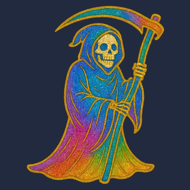 Regenbogen Sensenmann