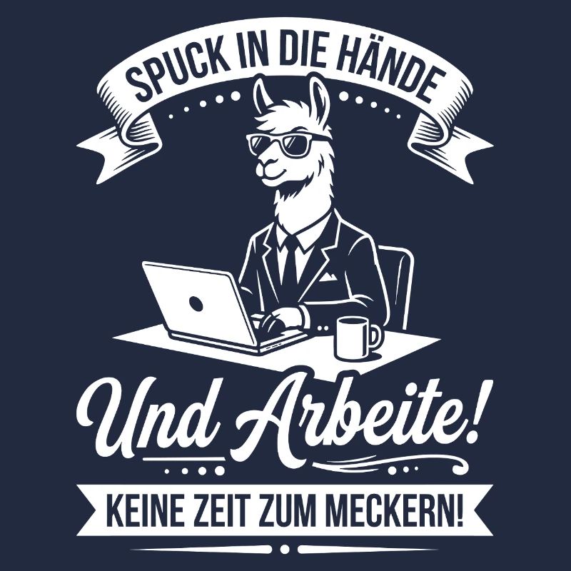 Spit in your hands, work!