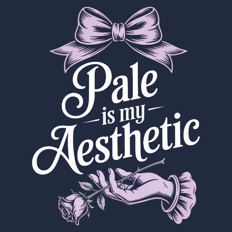 Pale Aesthetic Rose Bow