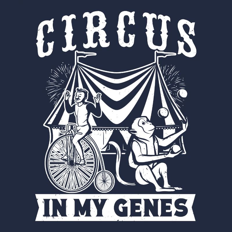 Cirque Graphique Cirque Dans Mes Gènes Artiste de Cirque