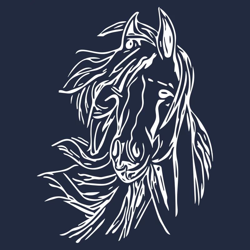 Pferd - Kopf Vector