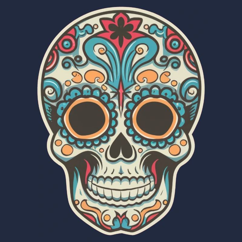 Retro Skull 3
