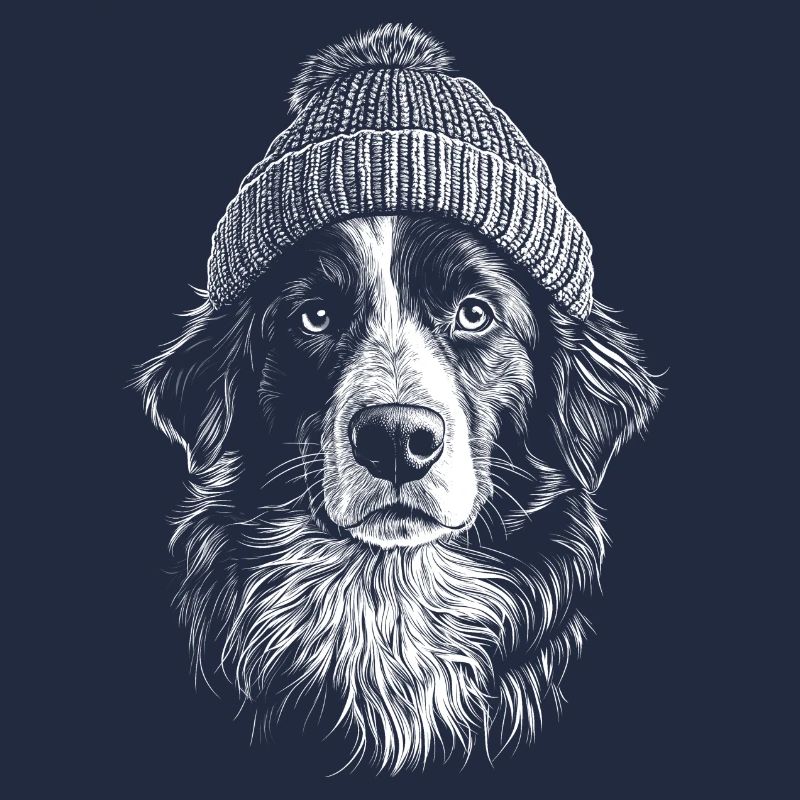 Berger Australien Bobble Hat Chien Chien Aussie