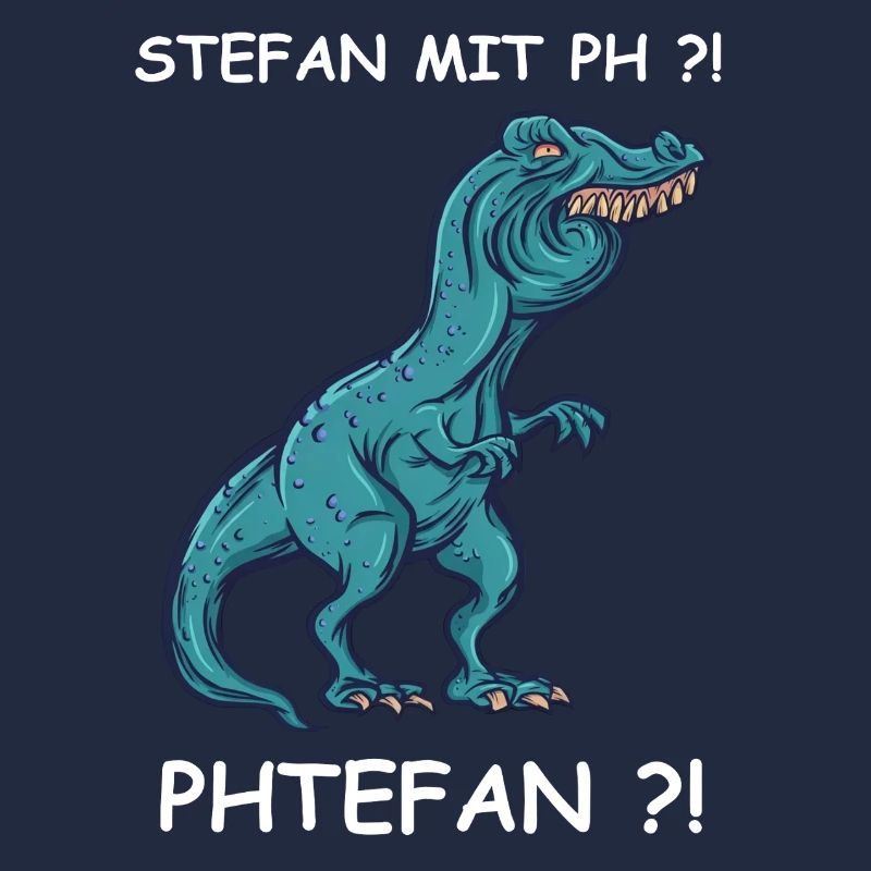 Blauer Dino mit Kick | Stefan