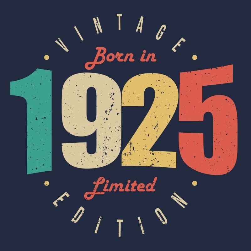 1925 Vintage Retro Birthday Gift 1925