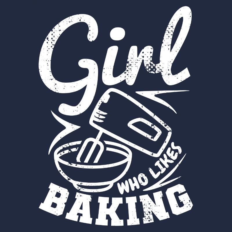 Mädchen, das gerne backt