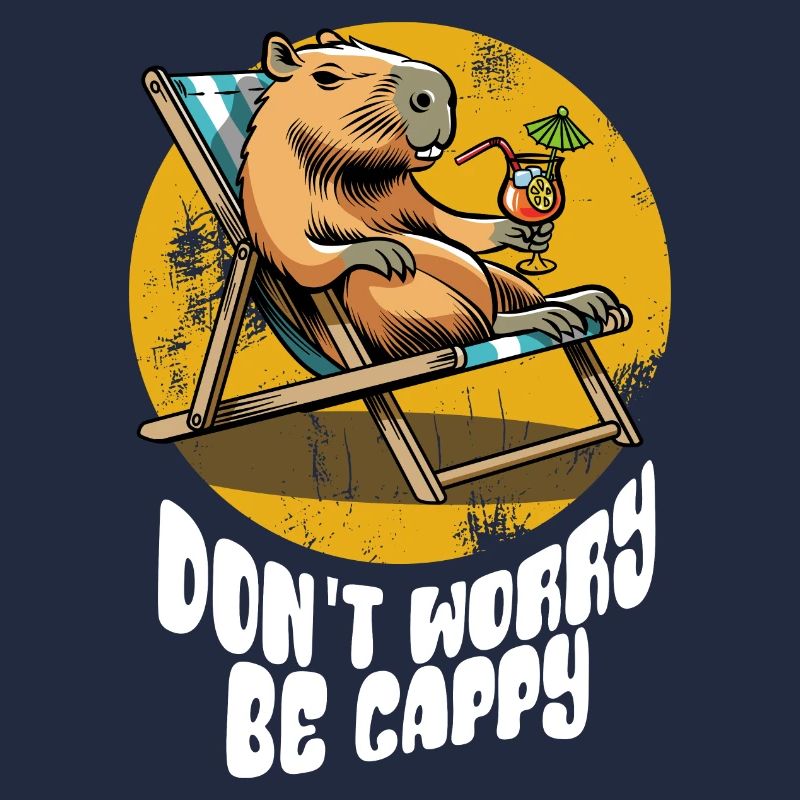 Ne vous inquiétez pas, soyez Cappy - Capybara - Vacances