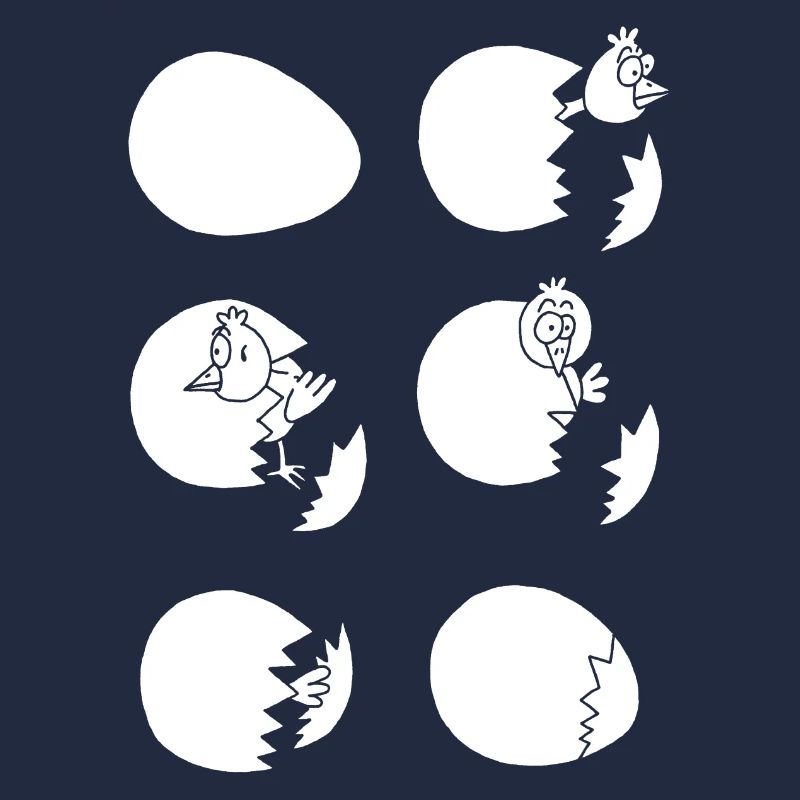 Die Welt entdecken oder nicht (weiß)