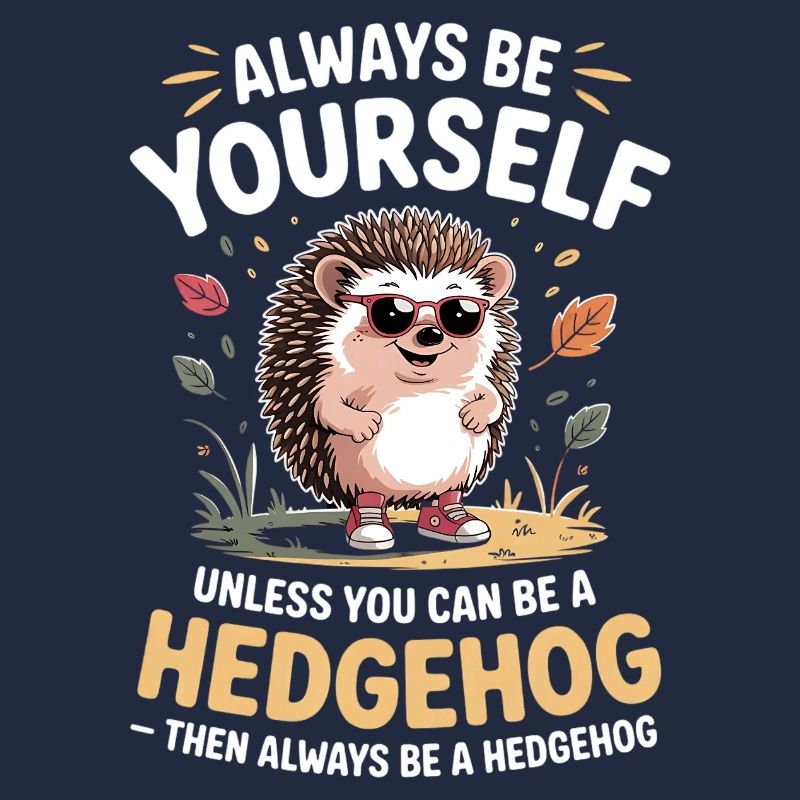 Sei immer du selbst, es sei denn, du kannst ein Igel sein.