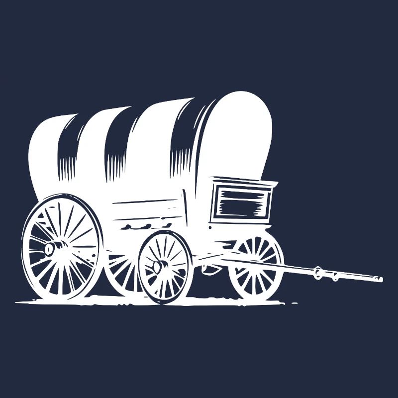 Vieux wagon couvert de side-car avec bâche rayée