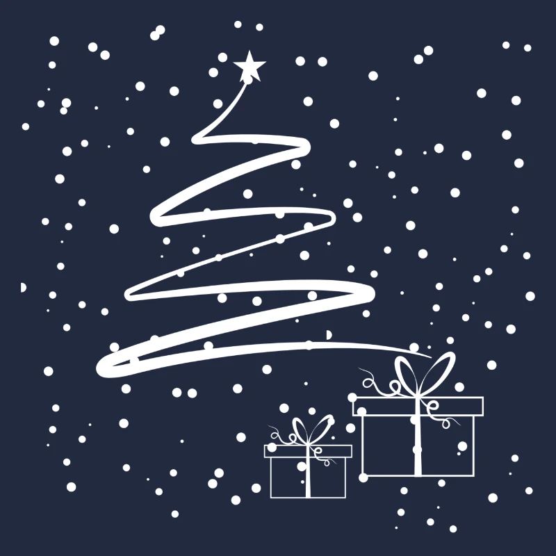 Sapin de Noël minimal