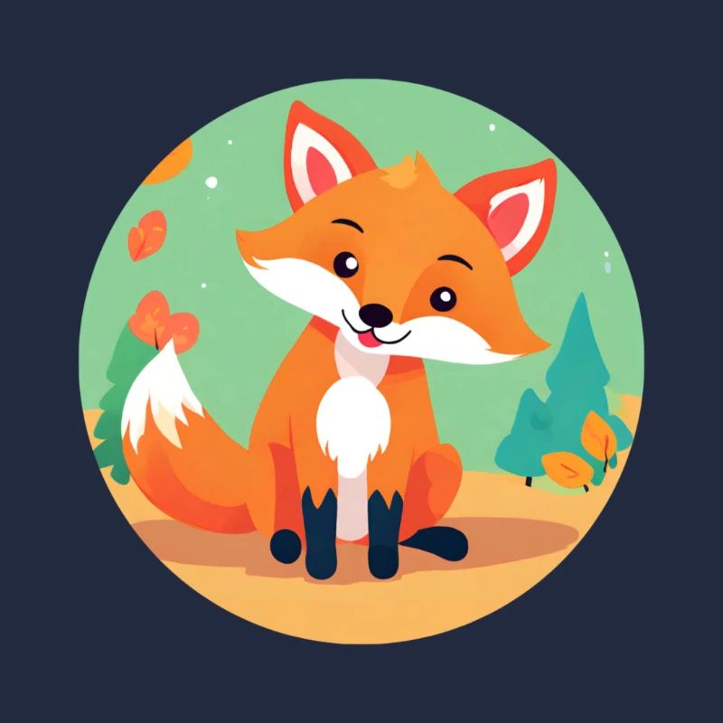 Renard dans la forêt d’automne