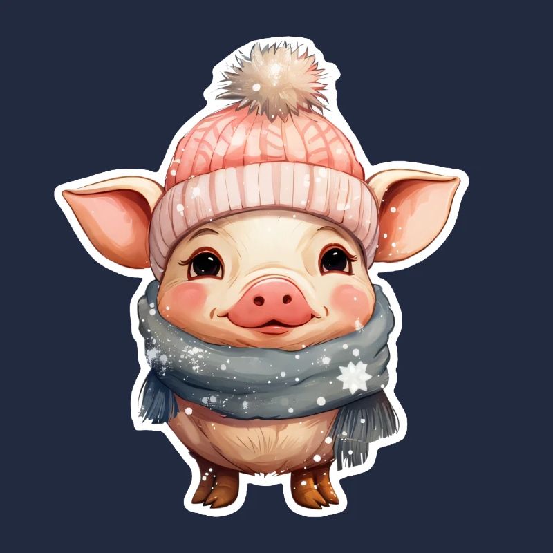 Cochon d’hiver amical