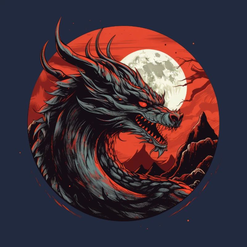 Red night dragon
