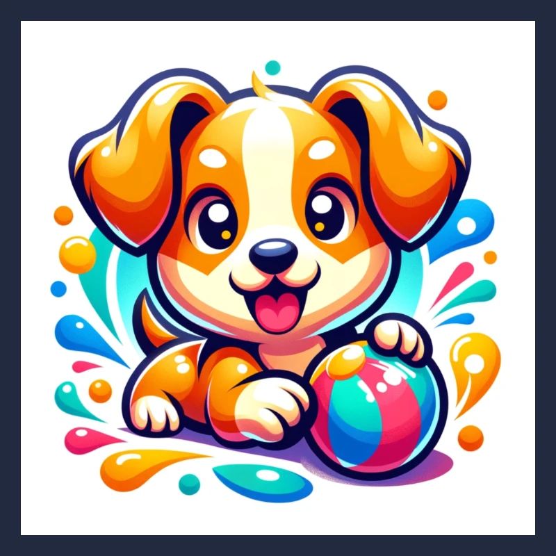 chiot joueur
