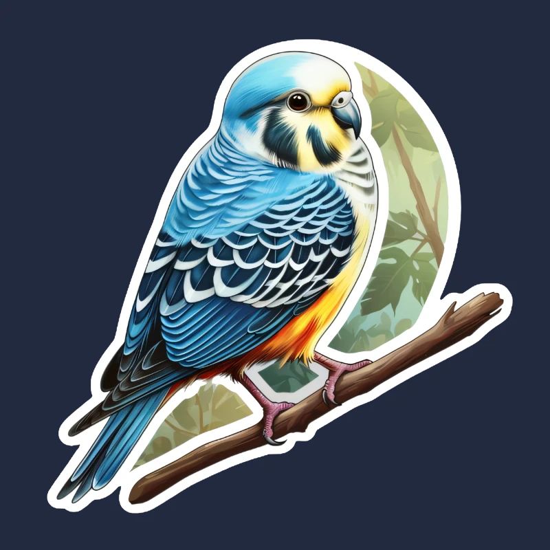 Perruche bleue