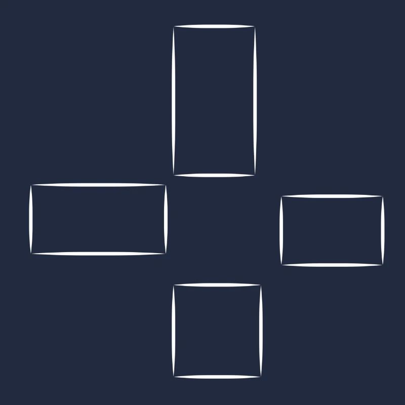 Square Pattern Four Shapes