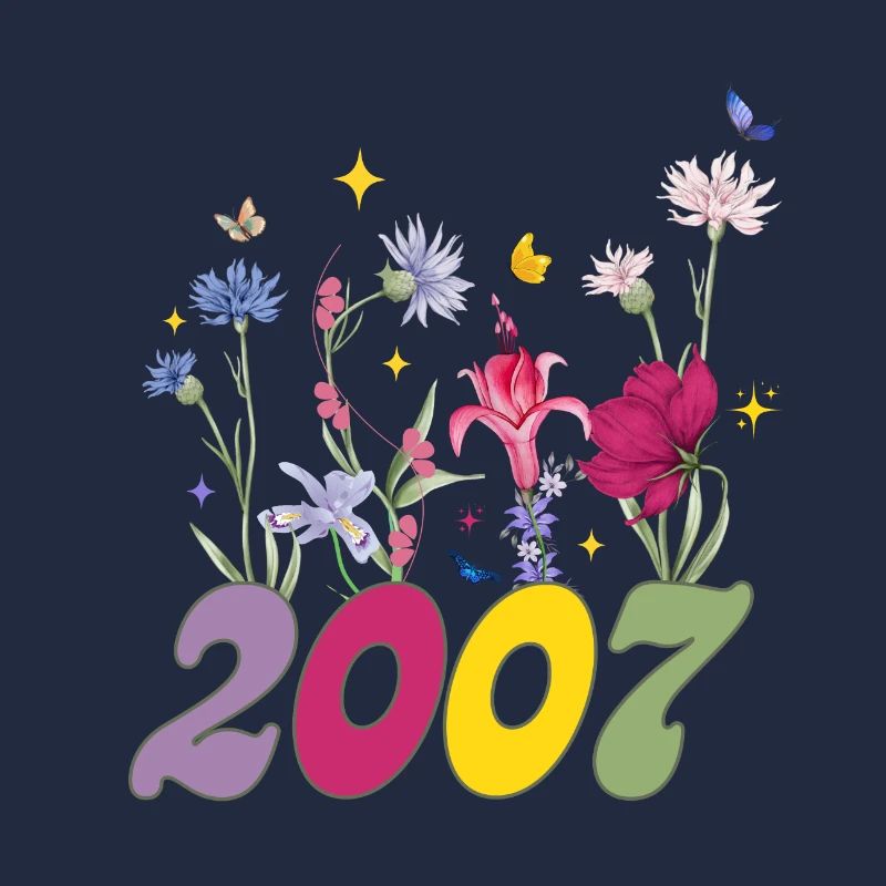 Année de naissance 2007 fleurs sauvages
