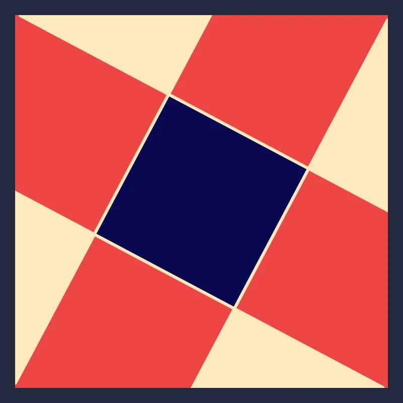 Plusieurs carrés de couleurs différentes