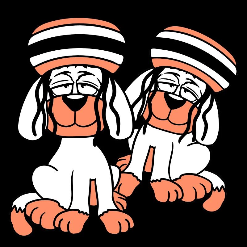 2 Dogs Reggae Dreadlocks Hat Chill Relaxed