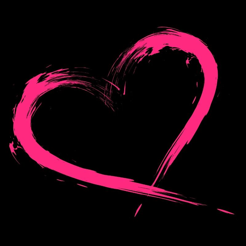 Heart Design Brush pink pink New variant