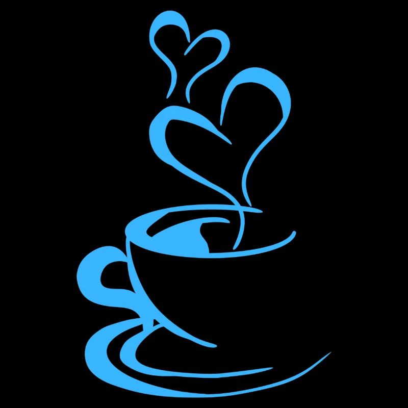 Blaue Kaffeetasse
