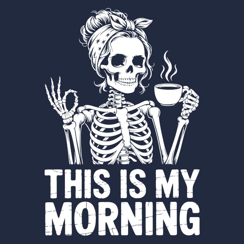 Skeleton Coffee Salutation du matin