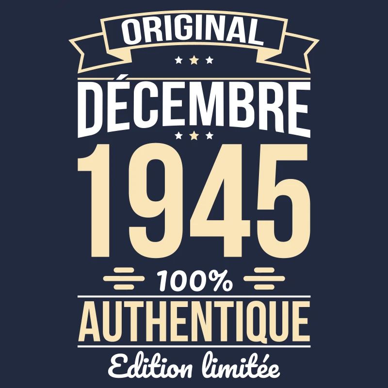 Anniversaire 80 ans - Original - Décembre 1945