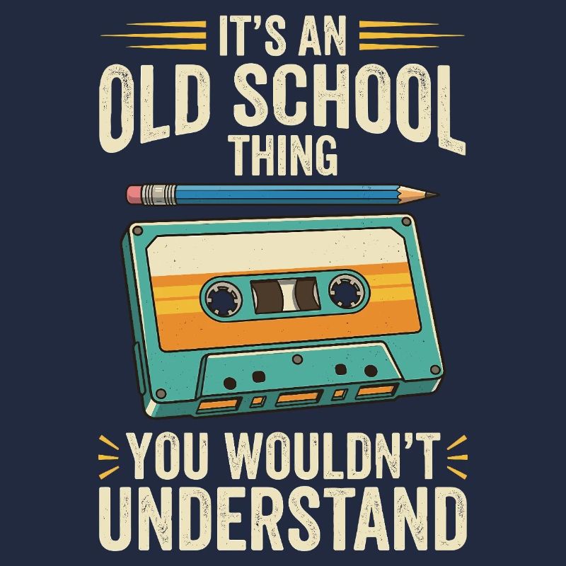 Old School Cassette Design – Mixtape rétro