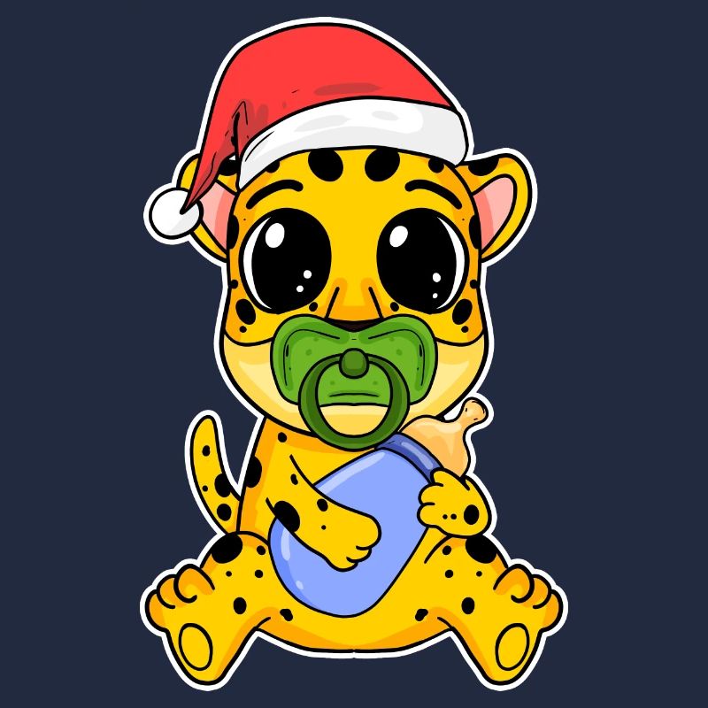 Bébé guépard Noël