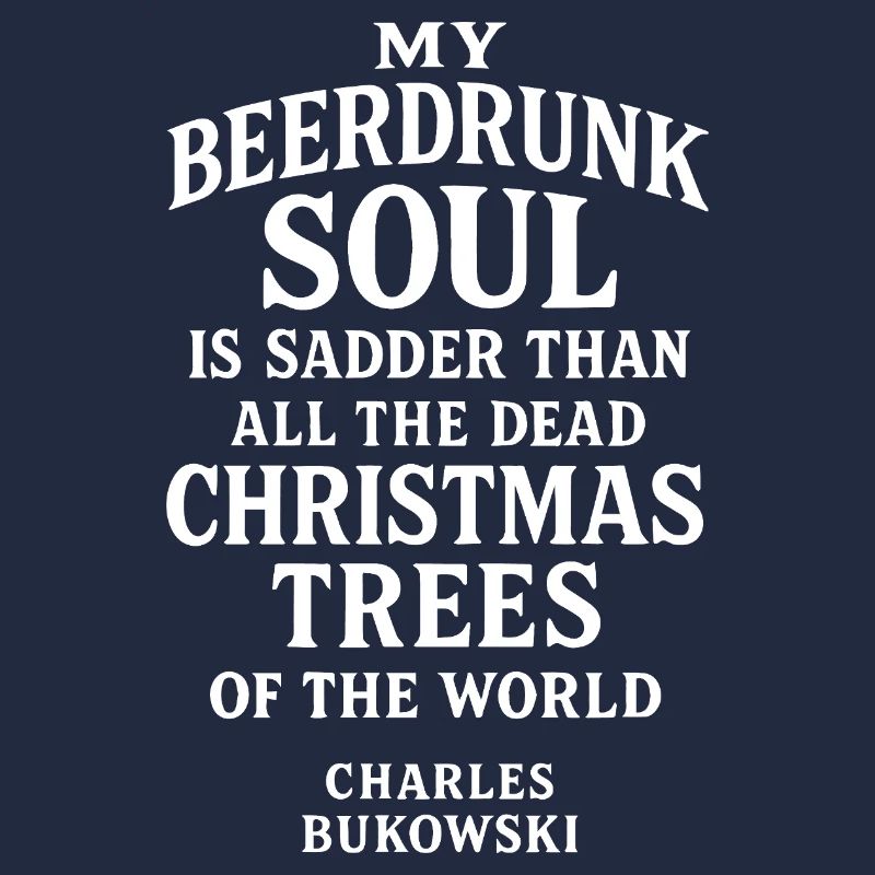 Bukowski Inspired Drunk Soul Typography