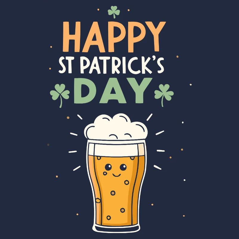Pinte joyeuse Saint-Patrick