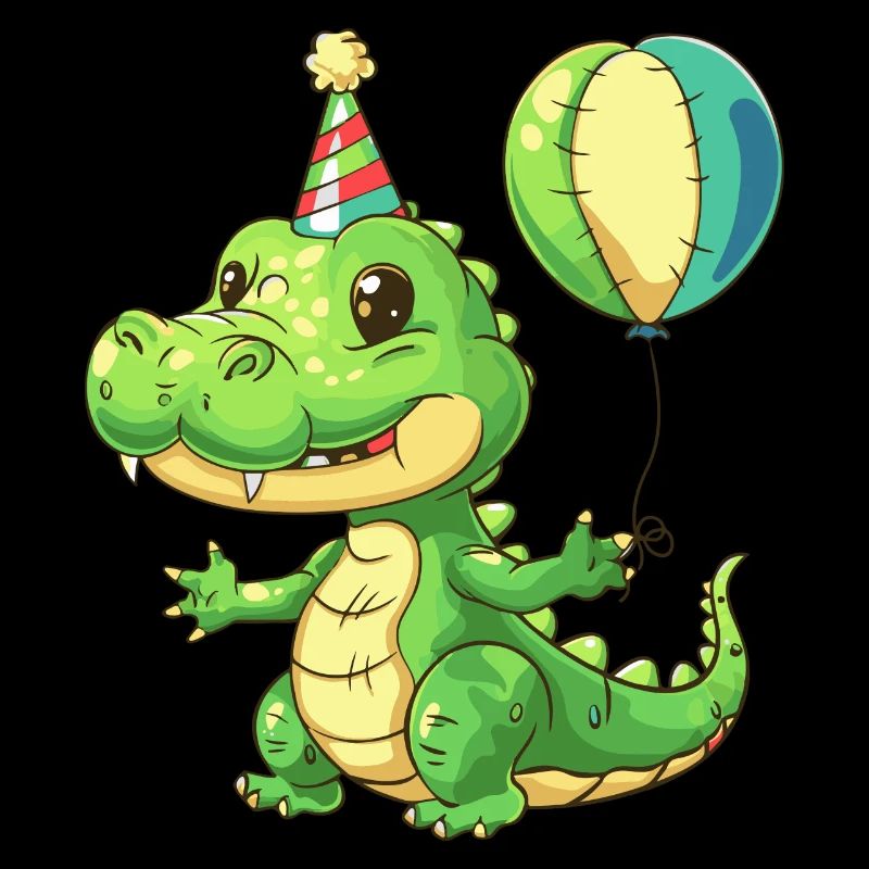 Alligator Geburtstag Comic