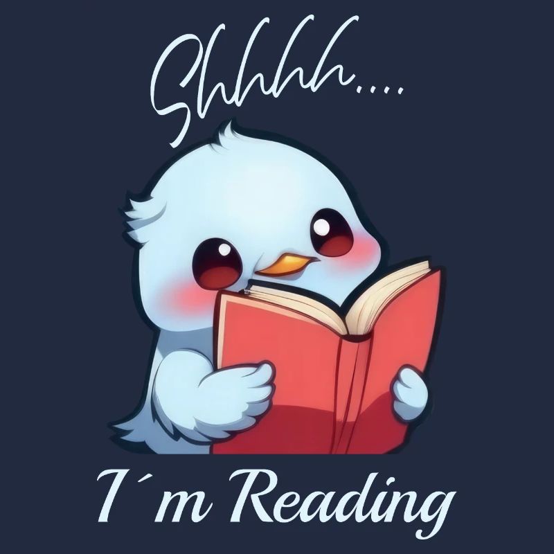 Vogel mit Buch