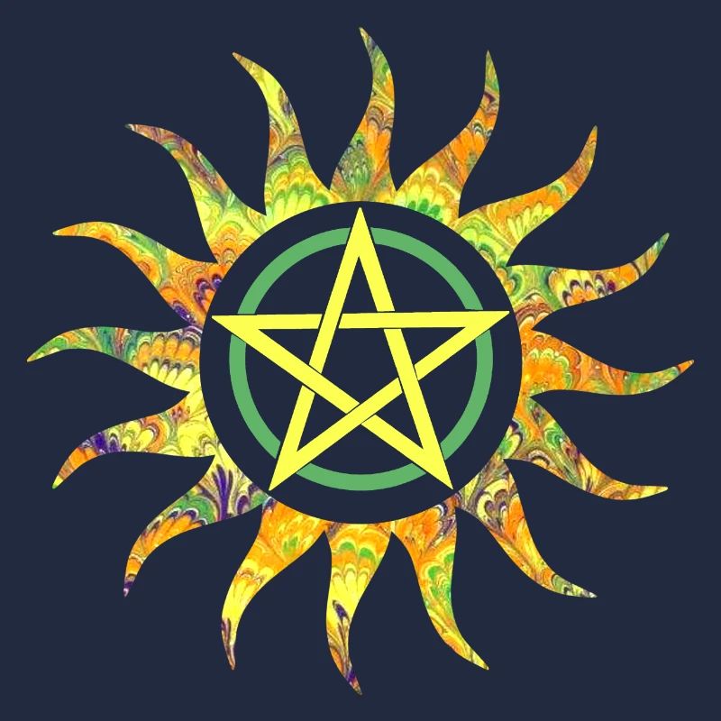 pentagramm in sonne e 258
