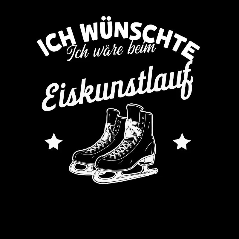 Eiskunstlauf-Wunsch Schlittschuhe Fan Eiszauber