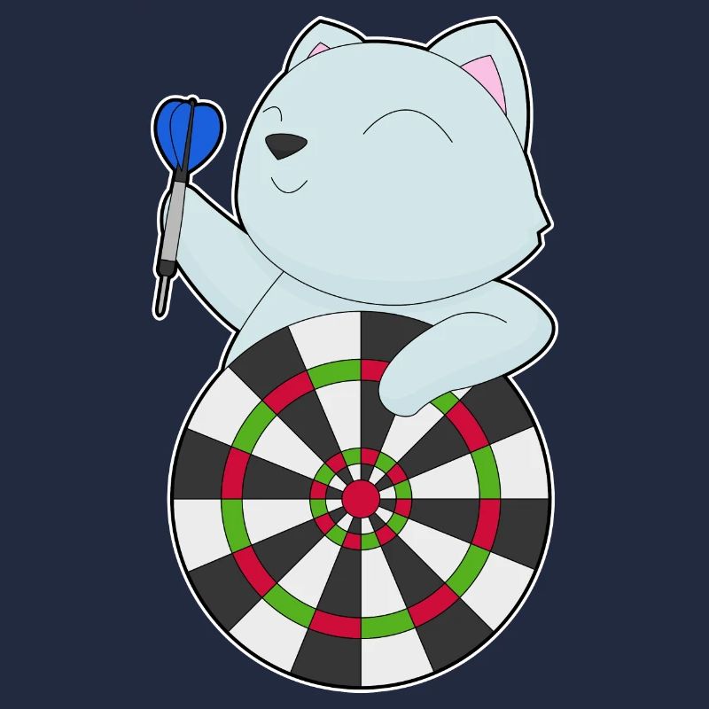 Cible de fléchettes pour chat