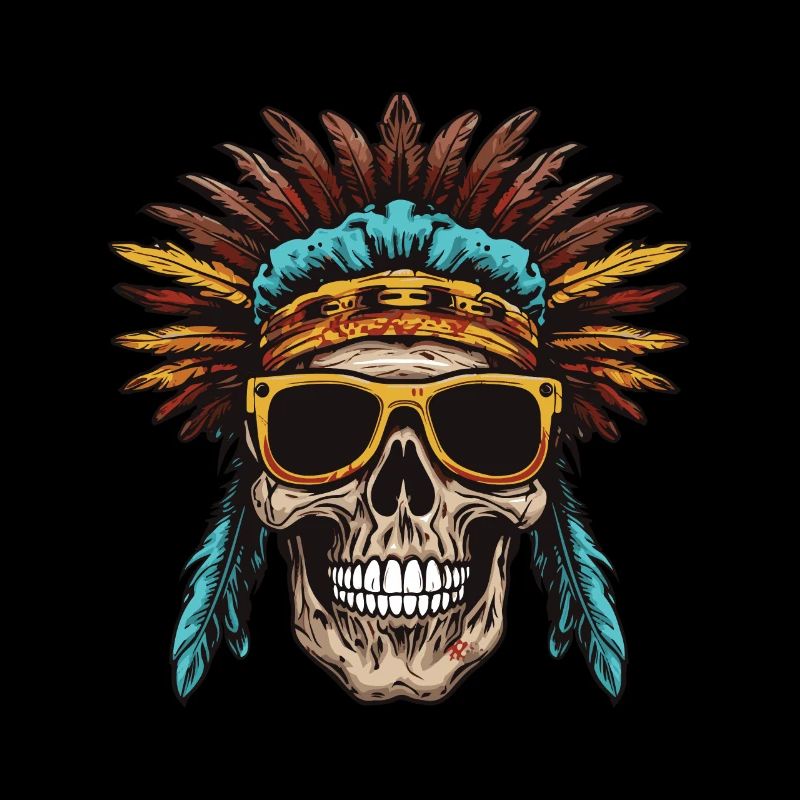 Crâne Apache Indien