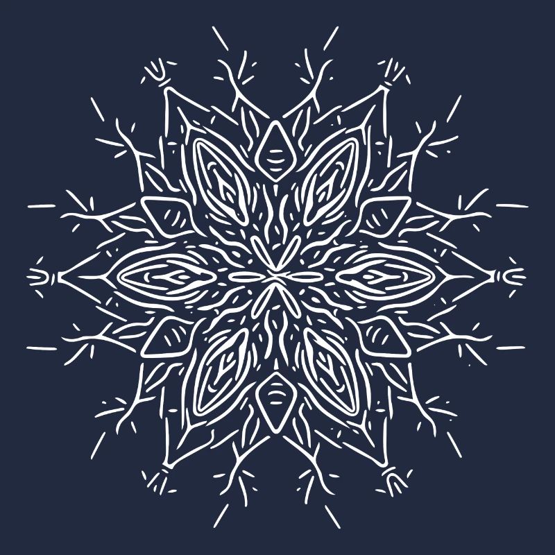 Mandala Flower Lines Shape Pattern