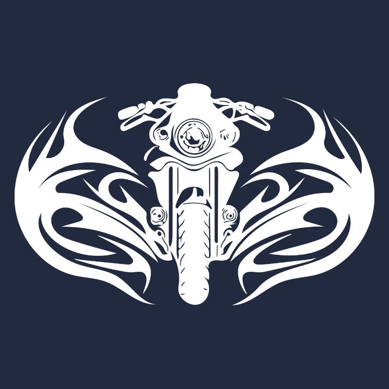 Motorcycle Racing Tattoo Splash Style