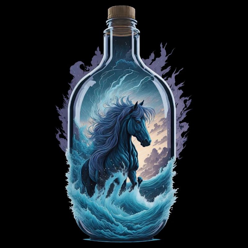 Pferd Flasche