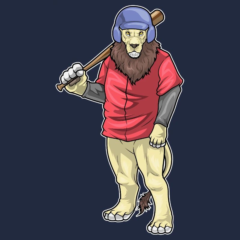 Lion Baseball Baseball Bat