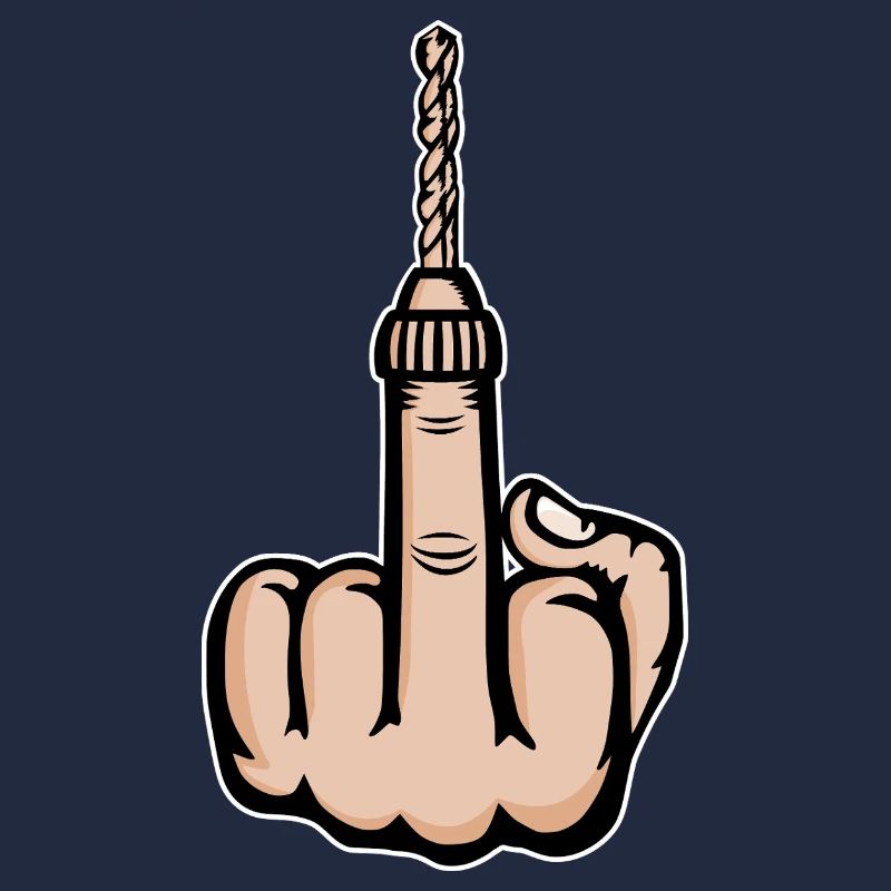 Conception de la perceuse au doigt d’honneur