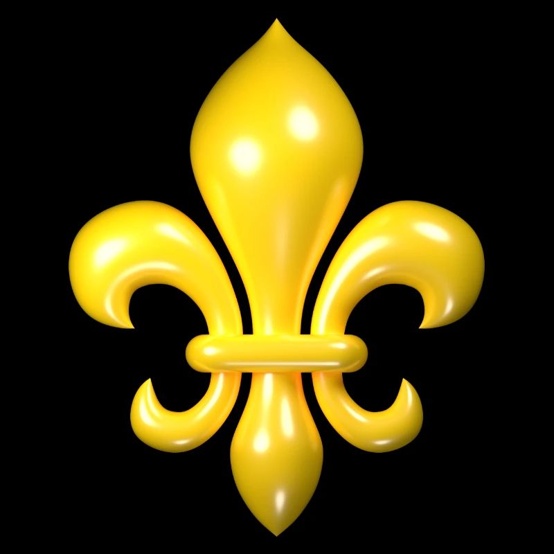 Gelbe Fleur de Lys