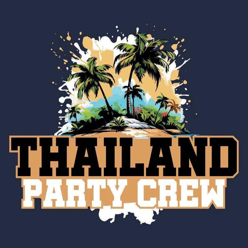 Vacances de l’équipage de fête en Thaïlande